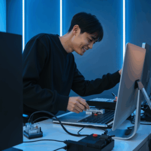 freepik__technician-setting-up-a-new-computer-system-connec__52099