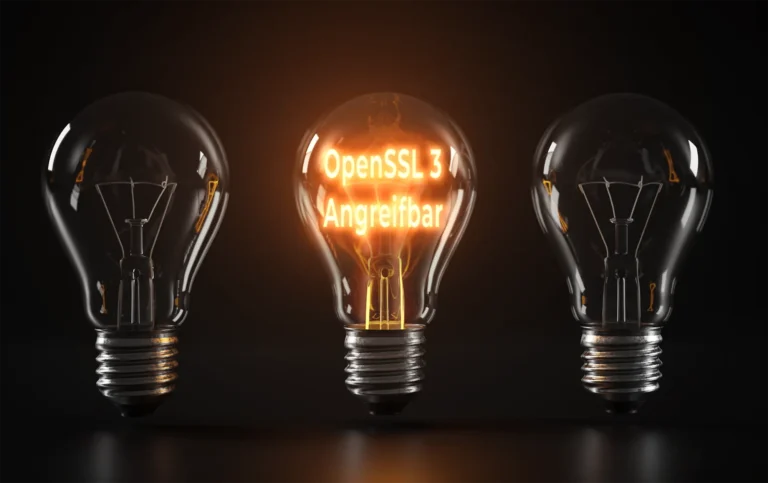 Glühbirne mit OpenSSL 3 Angreifbar