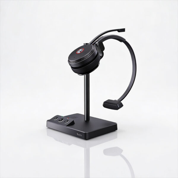 Headset mit Ladestation für Telefonie und Teams