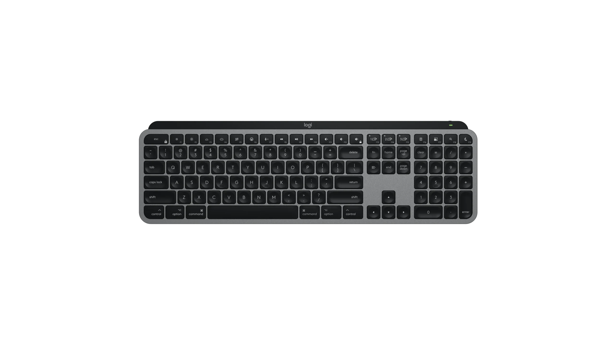 Logitech | MX Keys Keyboard | schwarz | anthrazit